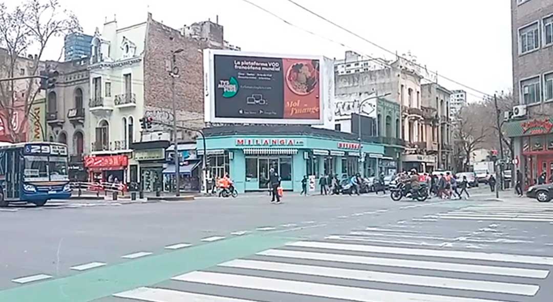 Digital billboard - Argentina